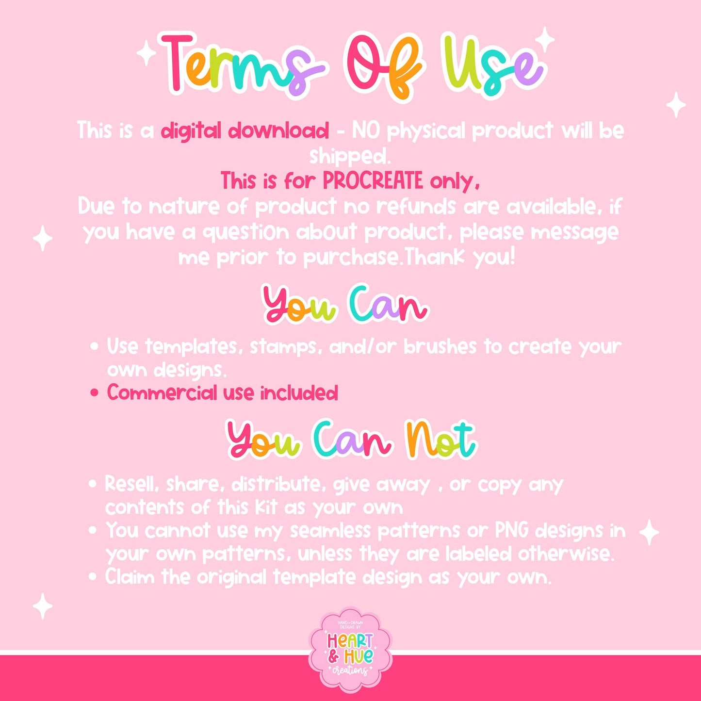 Procreate Bookish Pattern Kit - Templates, Brushes & Stamps