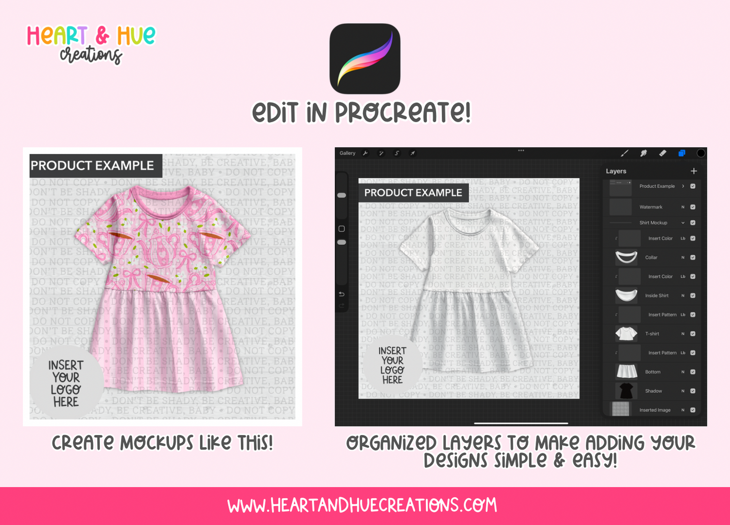 Procreate Mockup - Tshirt