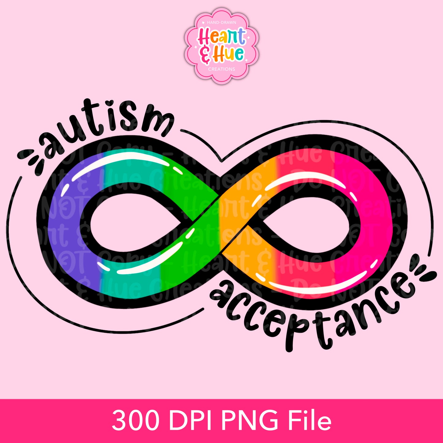 Autism Acceptance Bundle - Seamless Files + PNGs