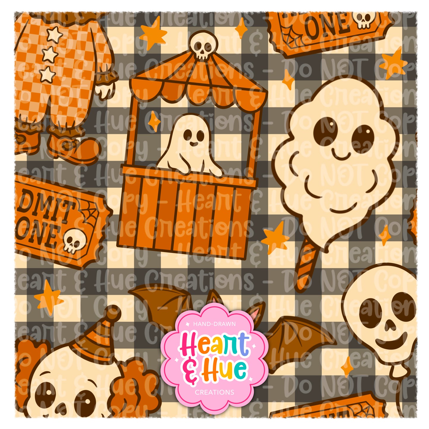 Spooky Carnival Seamless Bundles