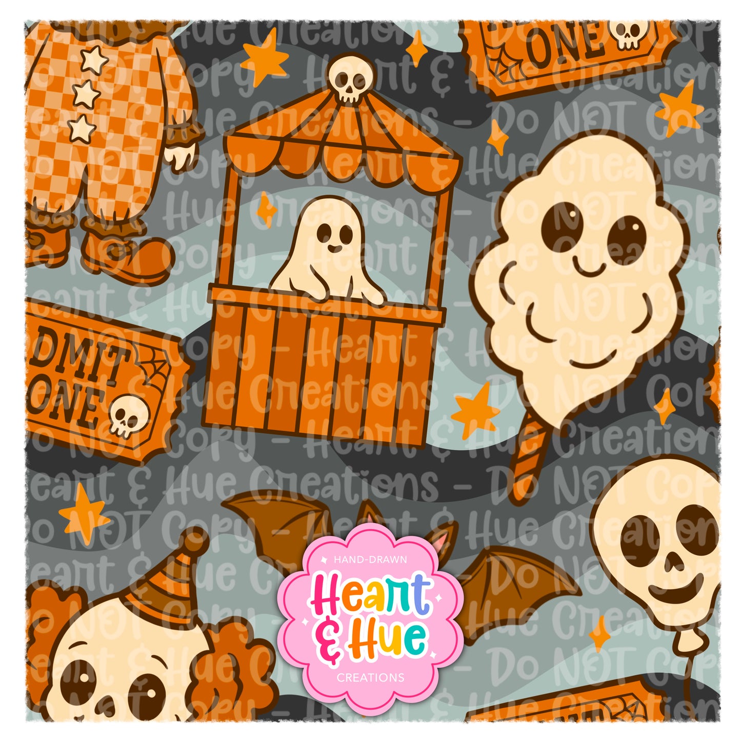 Spooky Carnival Seamless Bundles