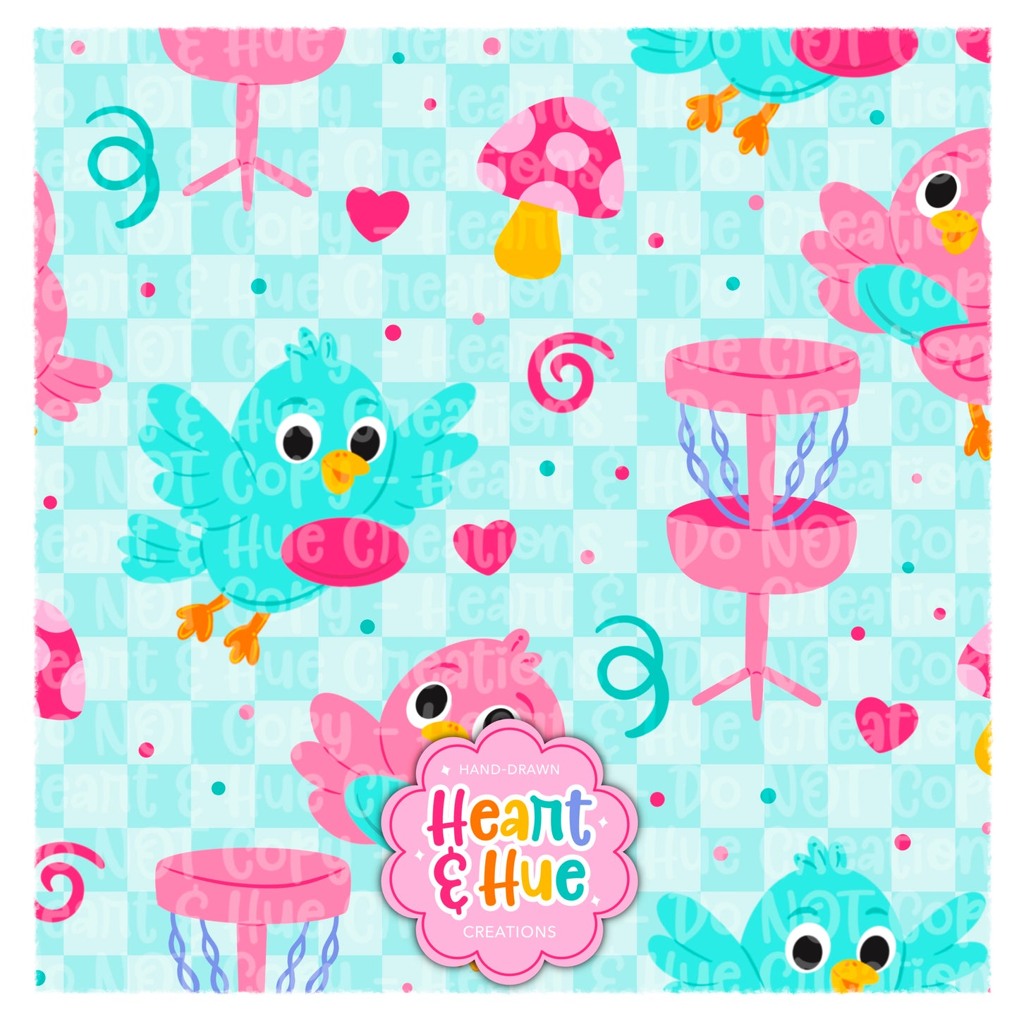 Just Here for the Birdies - Pink