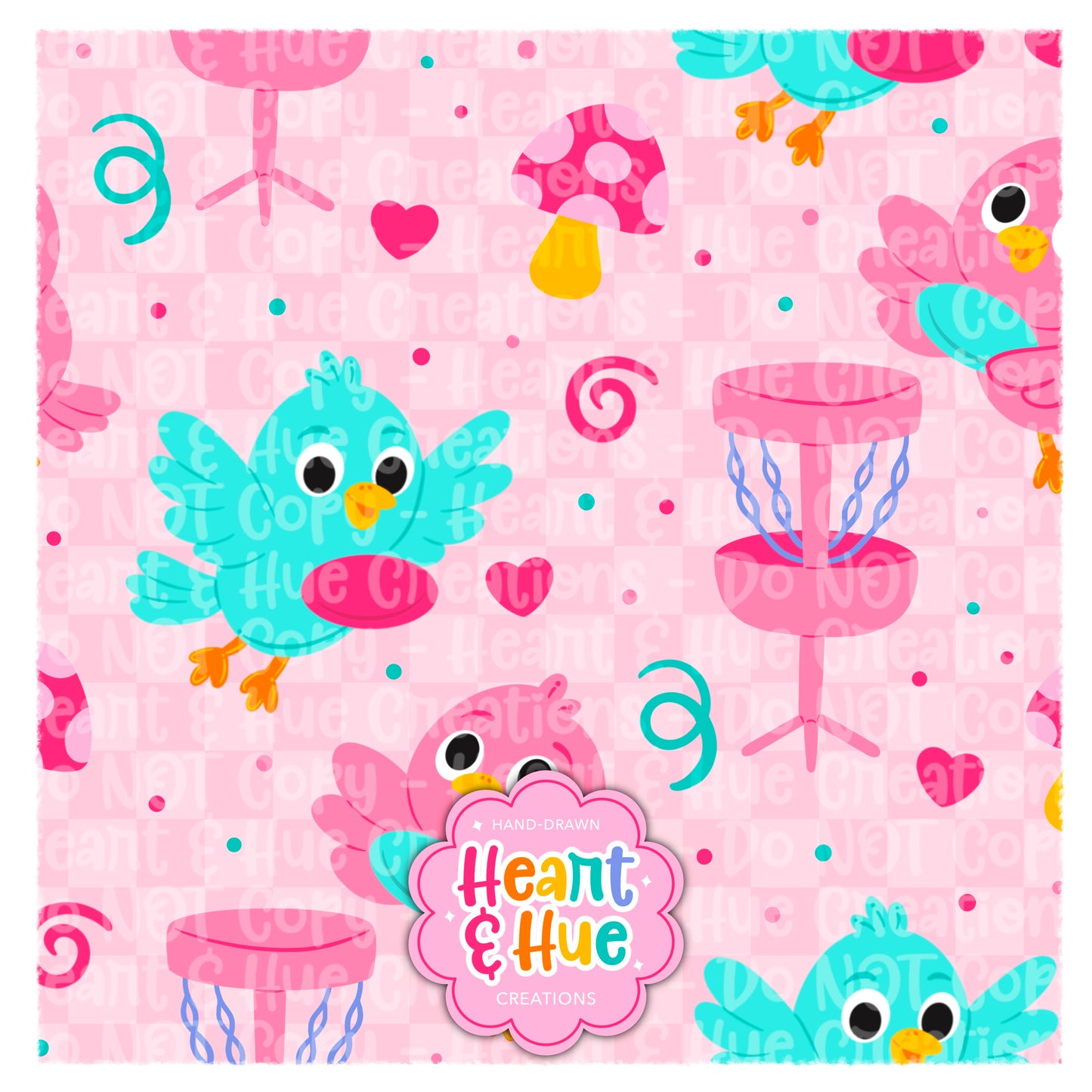 Just Here for the Birdies - Pink