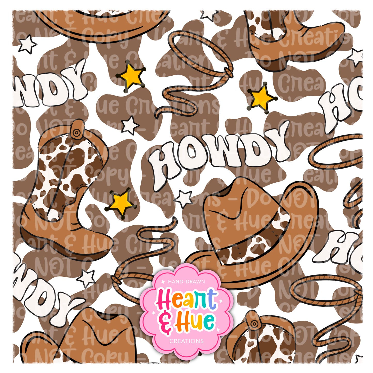 Howdy Cowboy Seamless