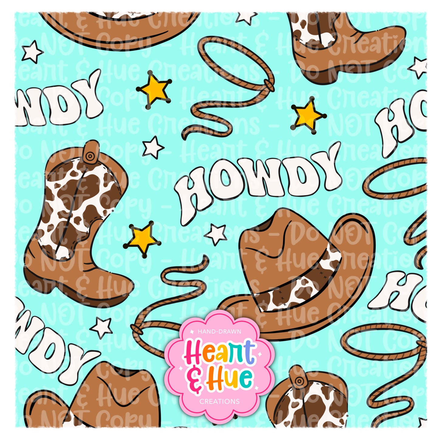 Howdy Cowboy Seamless