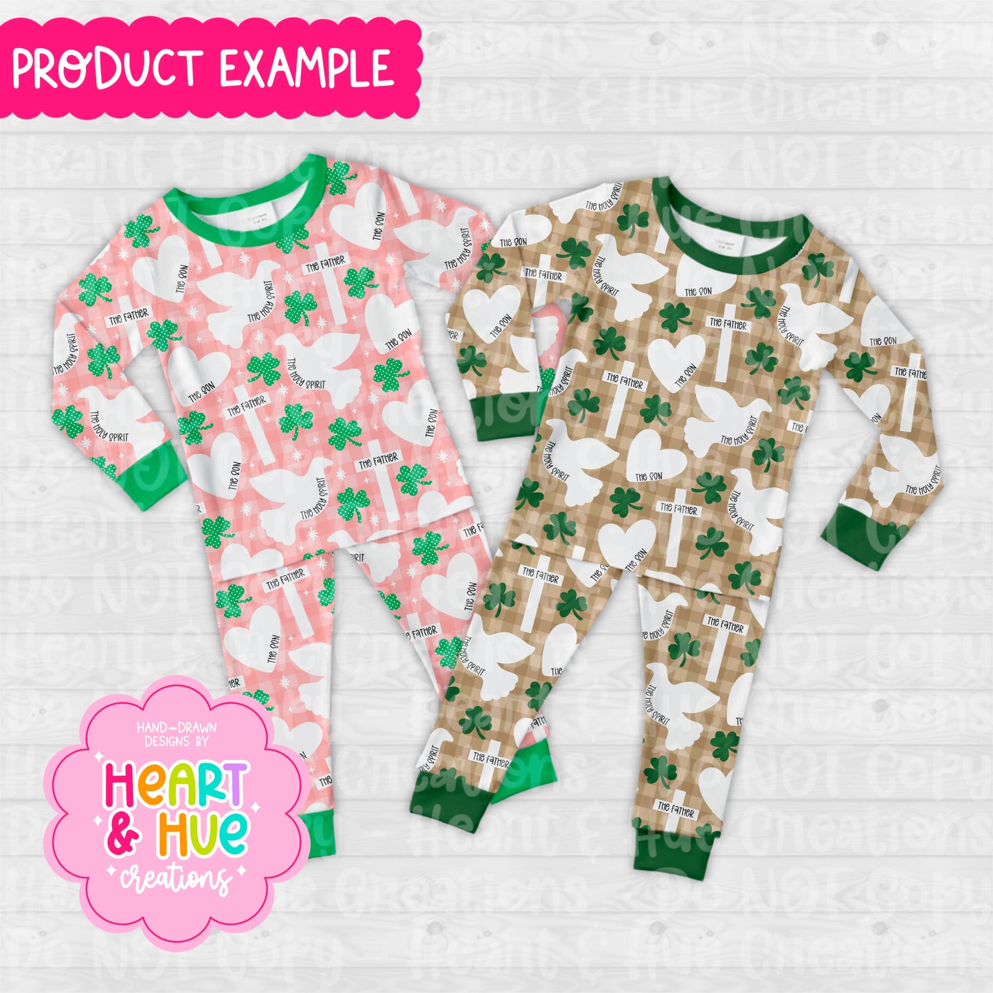 Holy Trinity - St.Patty Faith Based Collab with Clay Rose Designs