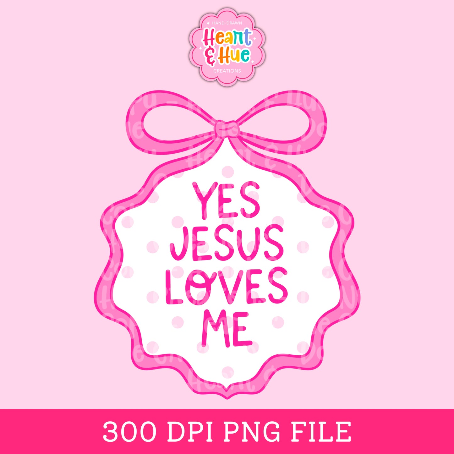 Jesus Loves Me - PNG