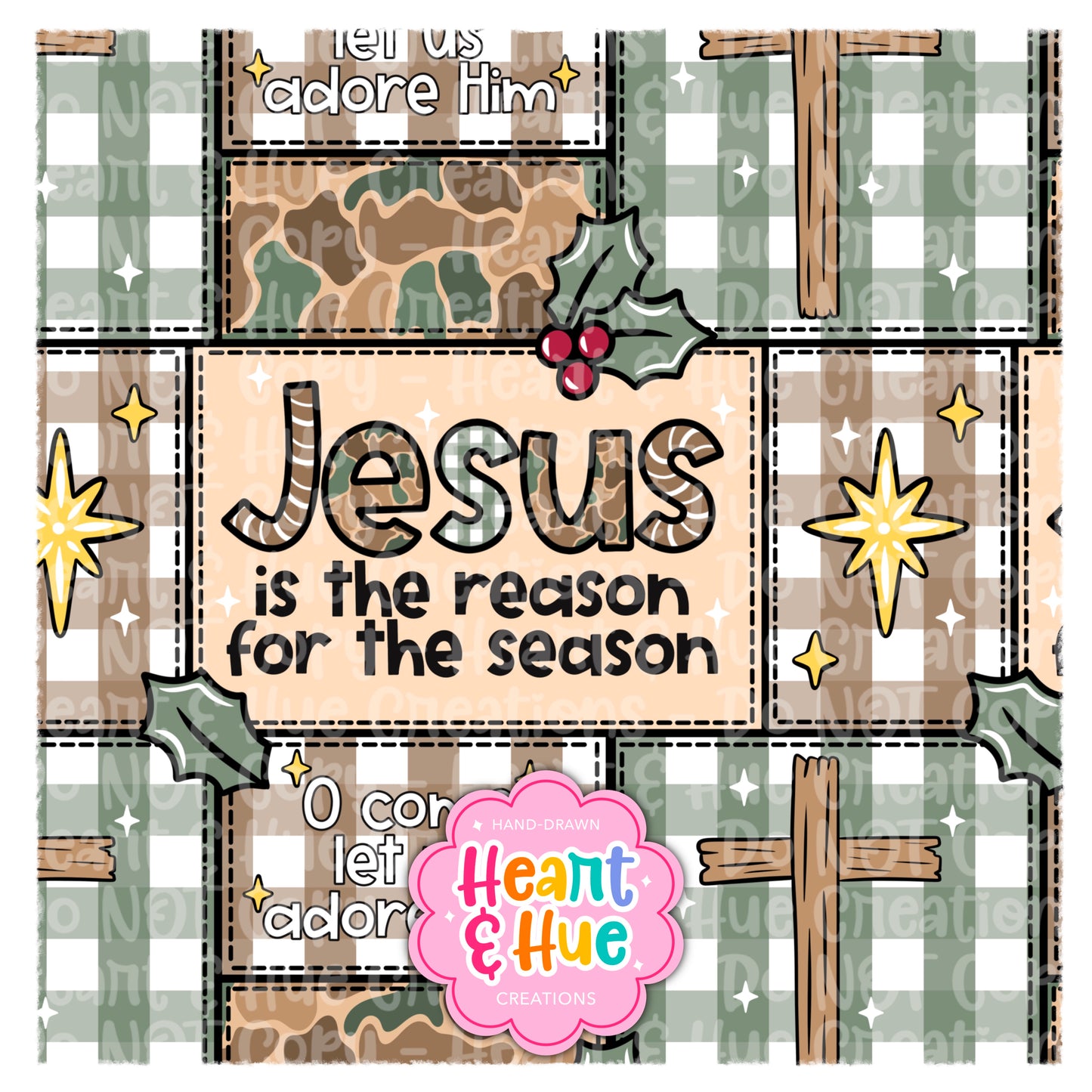 Jesus is the Reason for the Season - Seamless