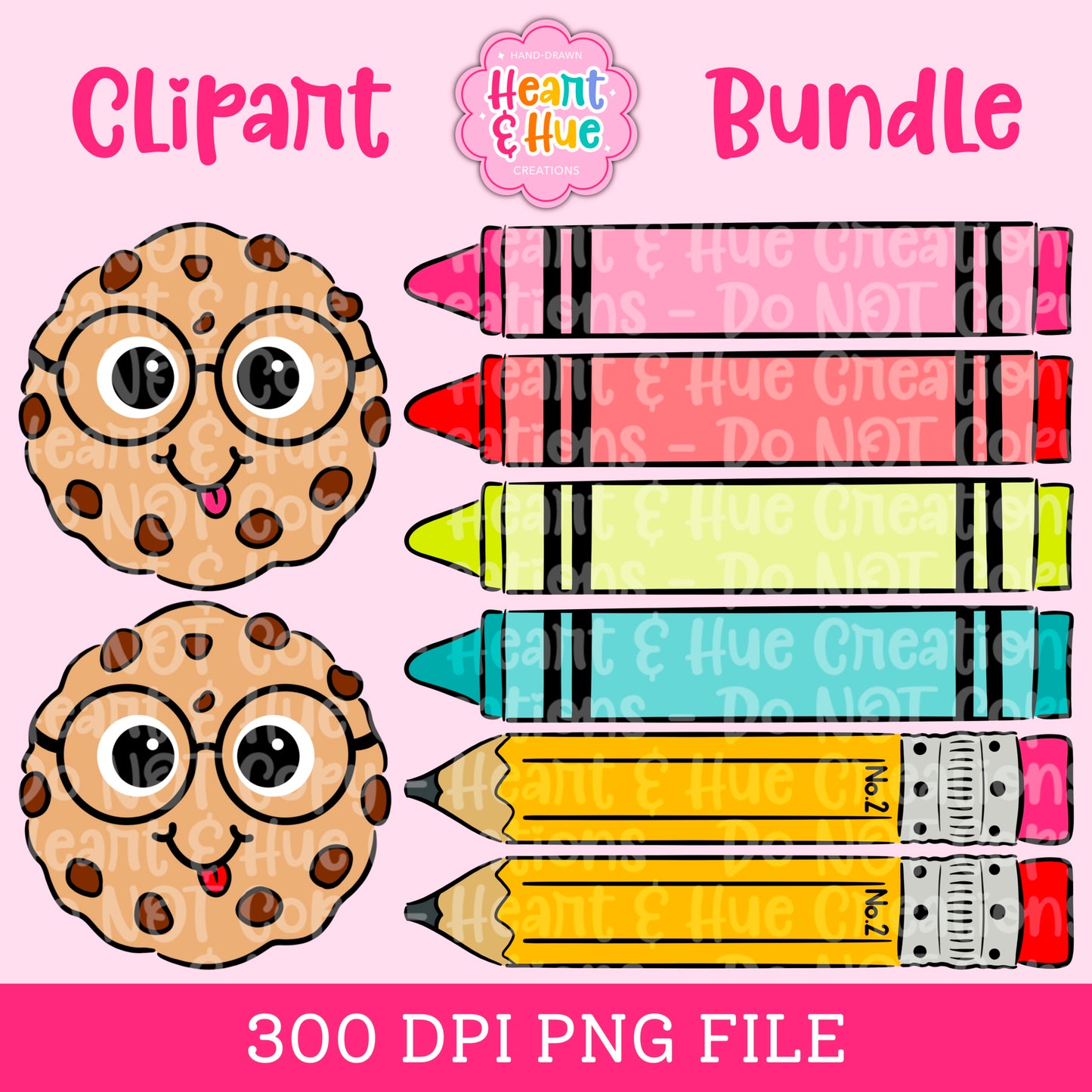Smart Cookie Clipart Bundle