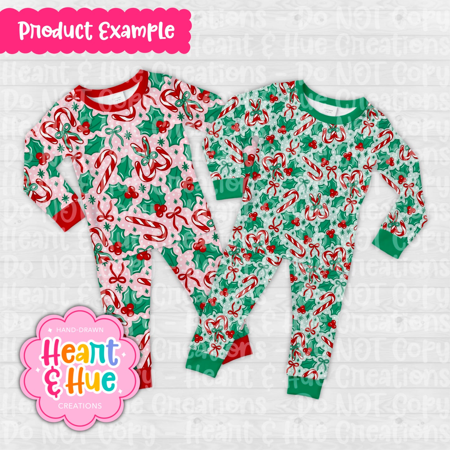 Sweet Holly Seamless (Red Version)