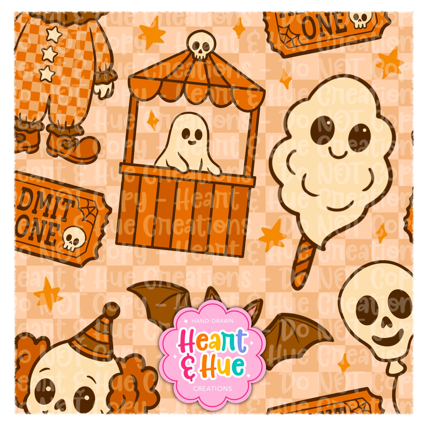 Spooky Carnival Seamless Bundles