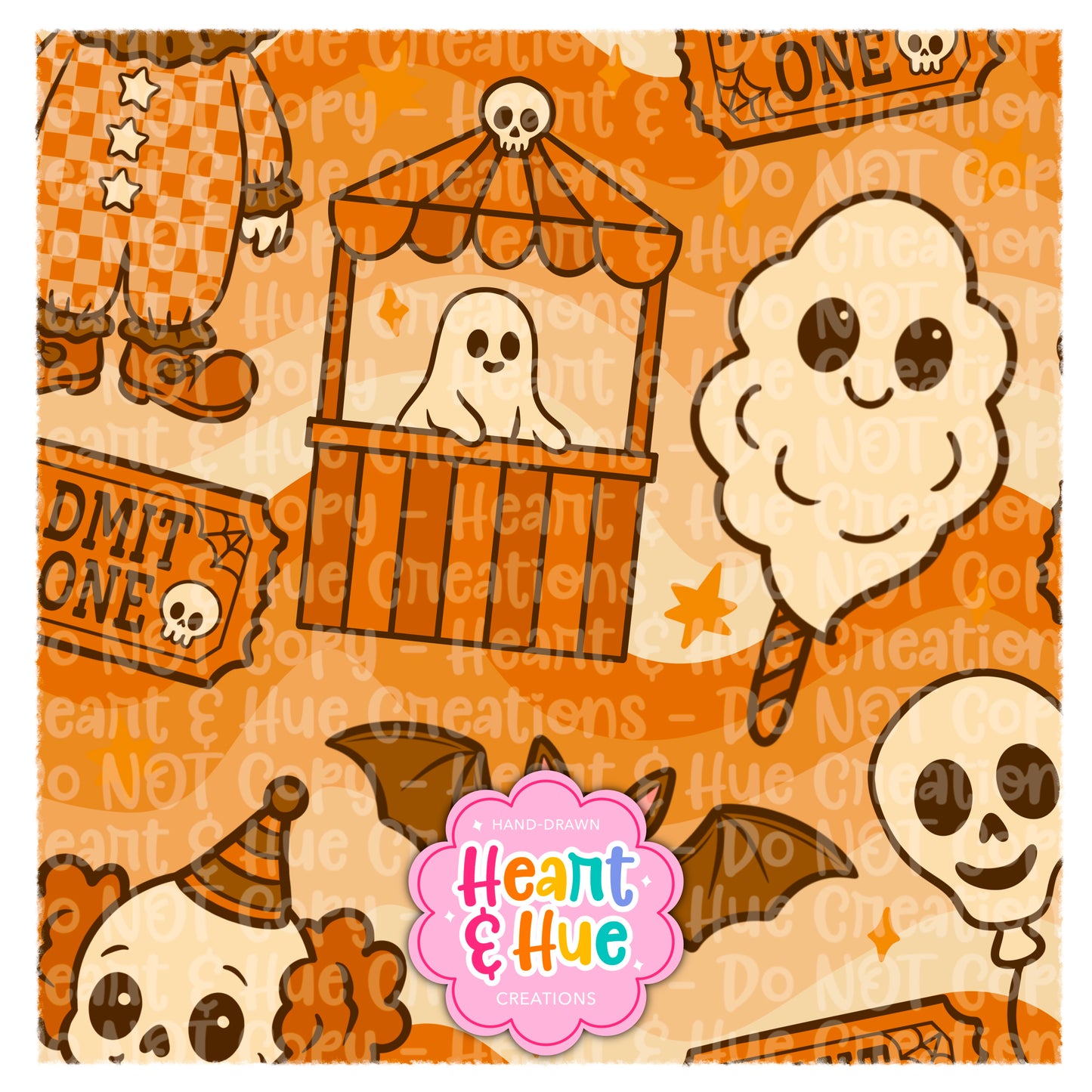Spooky Carnival Seamless Bundles