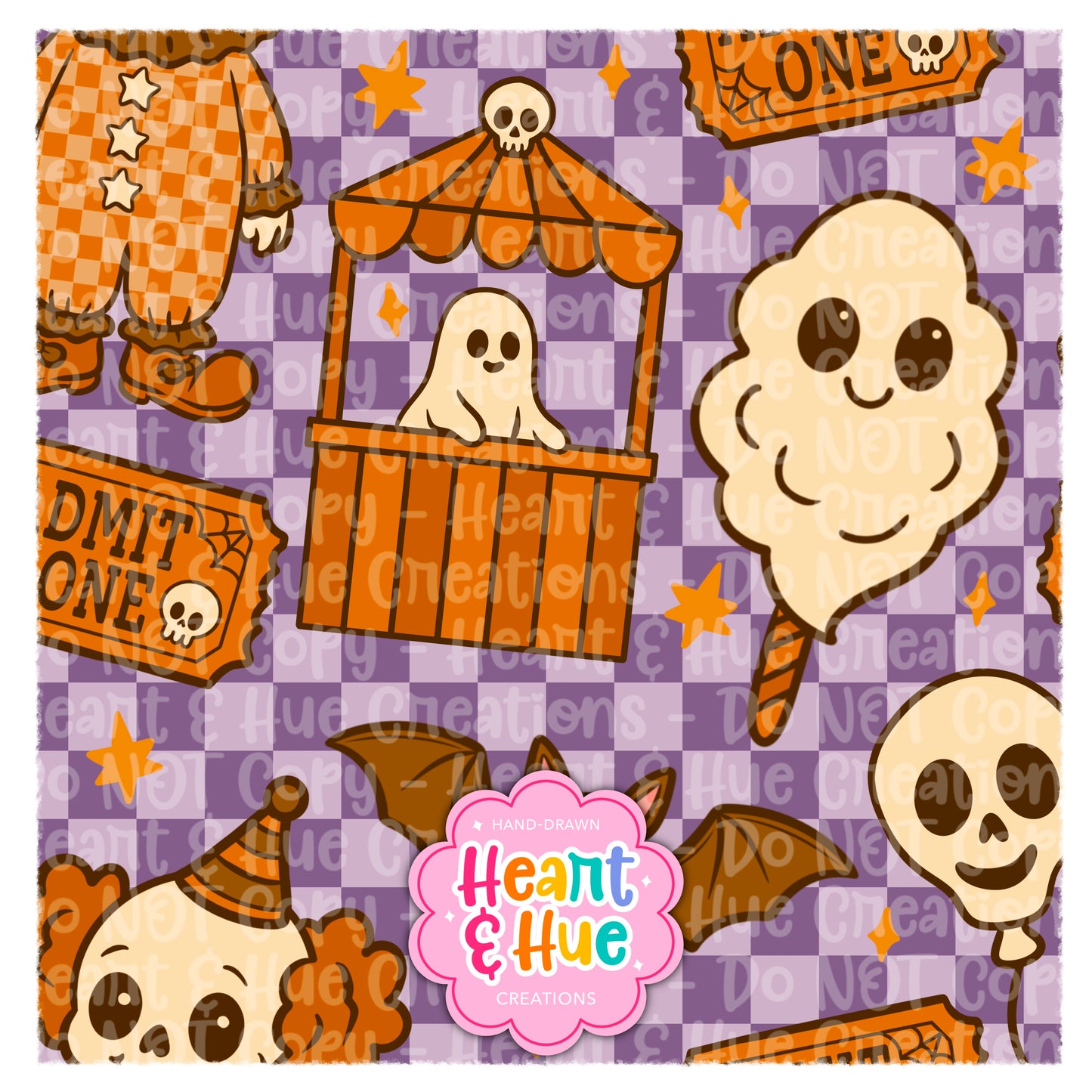 Spooky Carnival Seamless Bundles