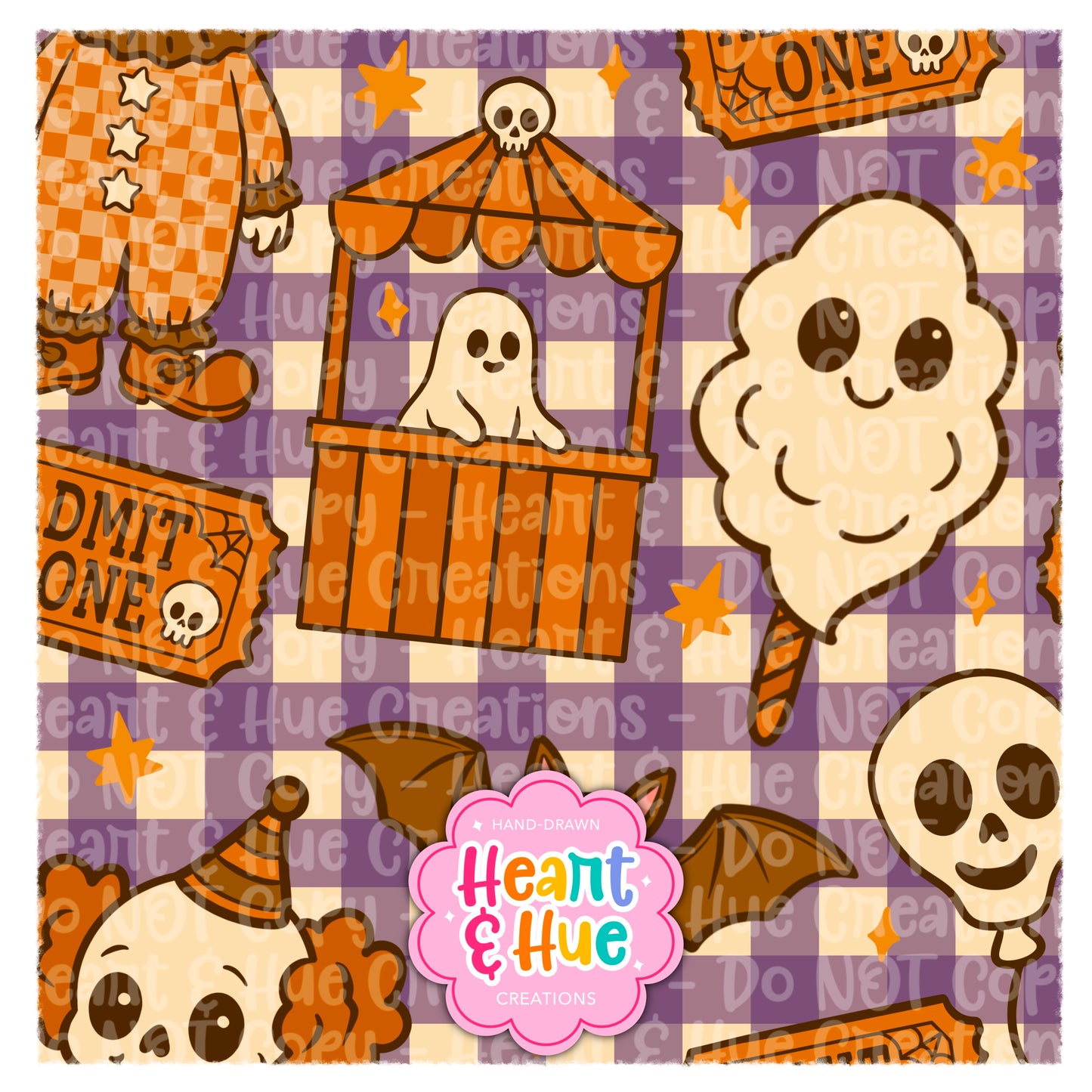 Spooky Carnival Seamless Bundles