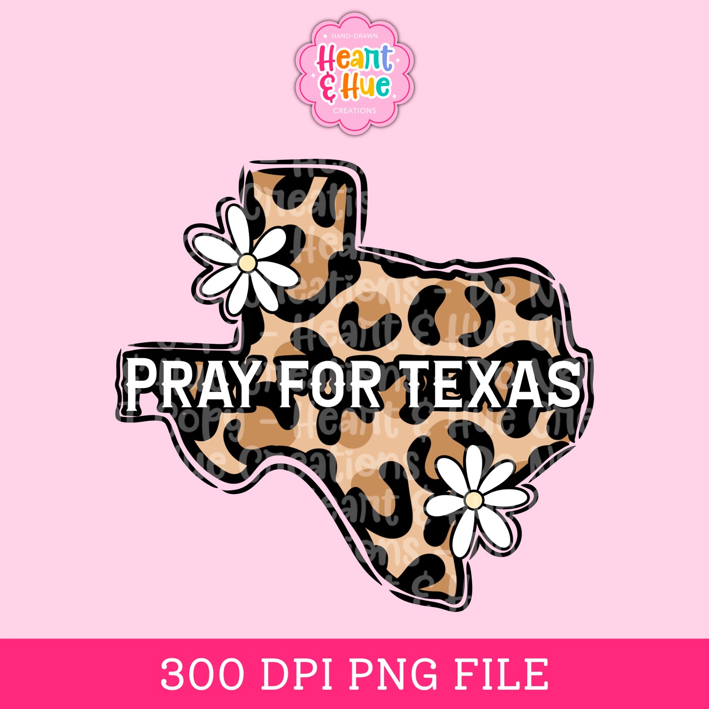 Pray for Texas Seamless/PNG