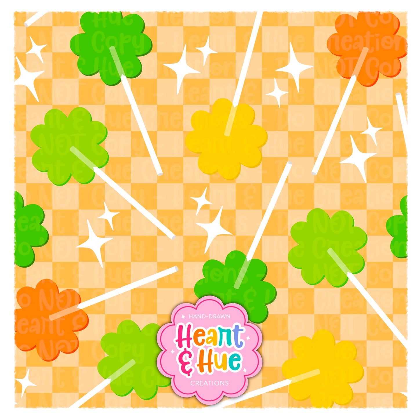 St Patricks Day Lollipops Seamless