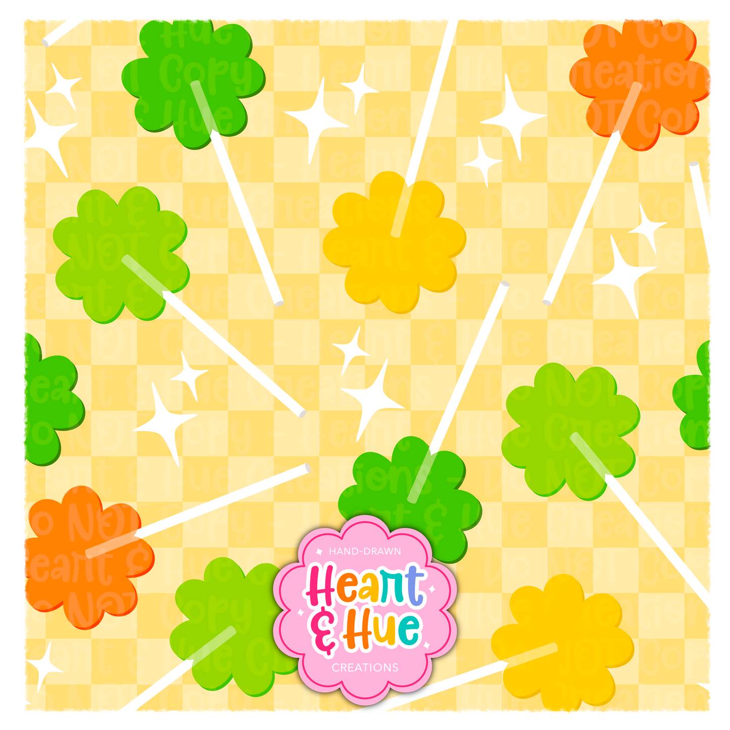 St Patricks Day Lollipops Seamless