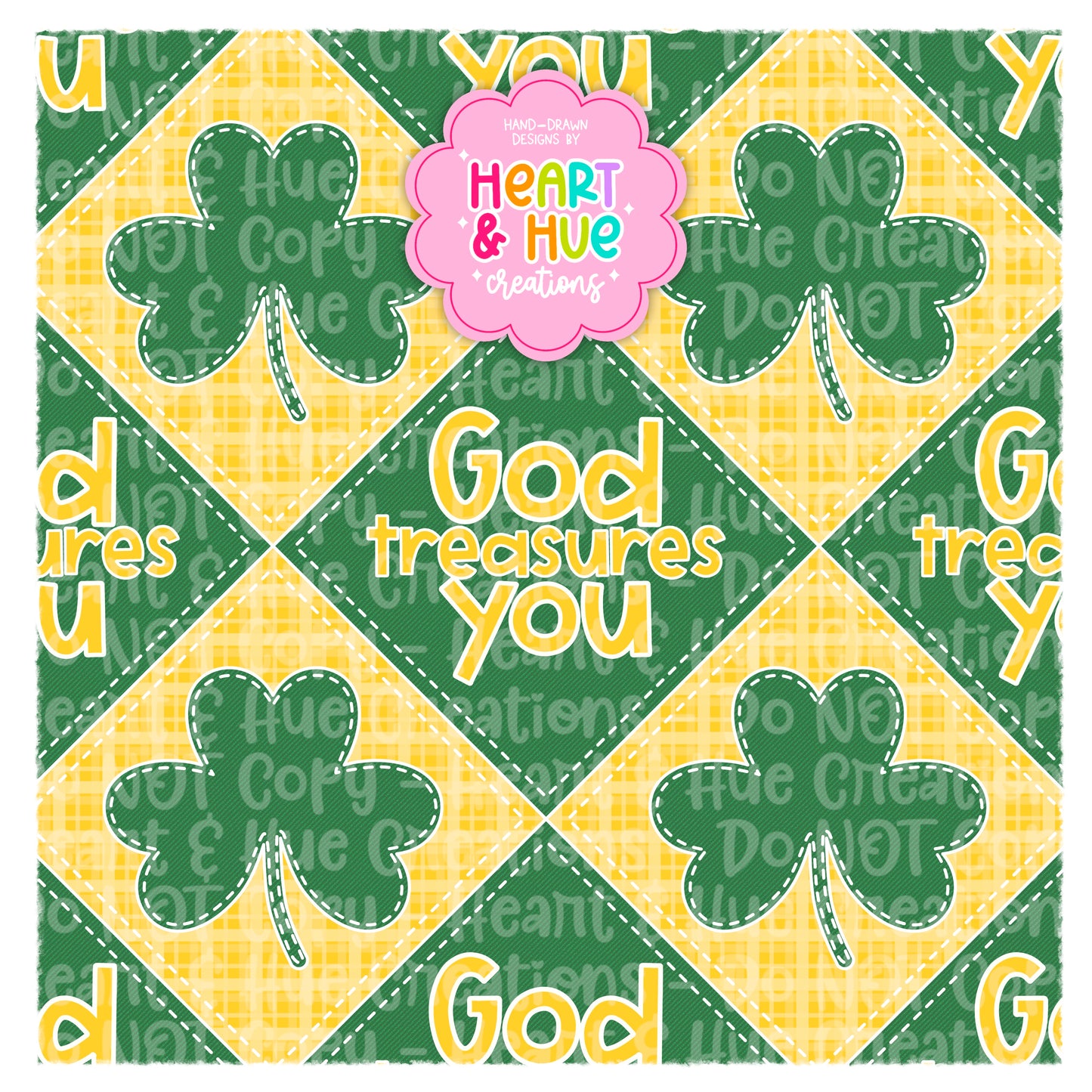 God Treasures You - St.Patty Faith Based Collab with Clay Rose Designs