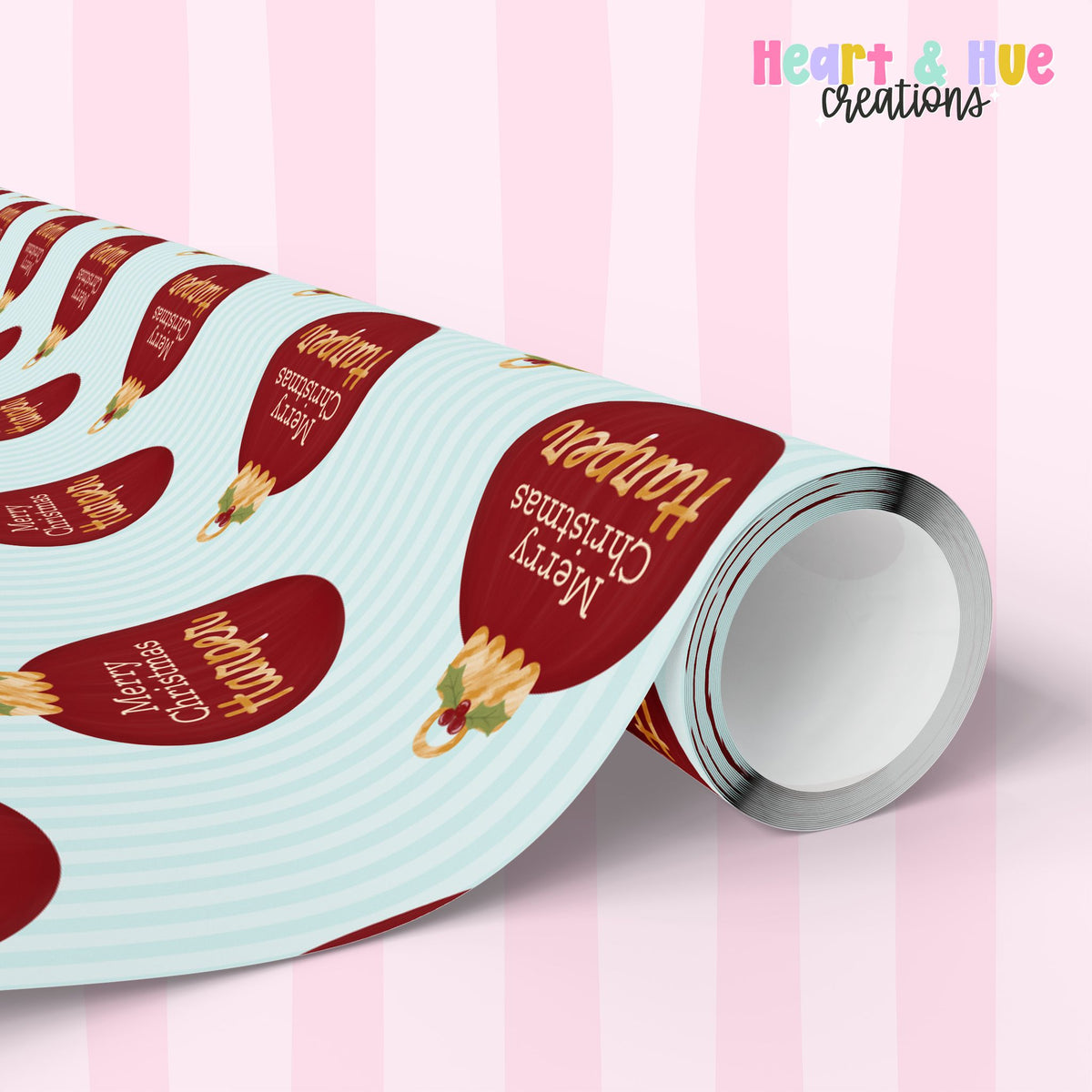 Personalized Christmas Gift Wrap