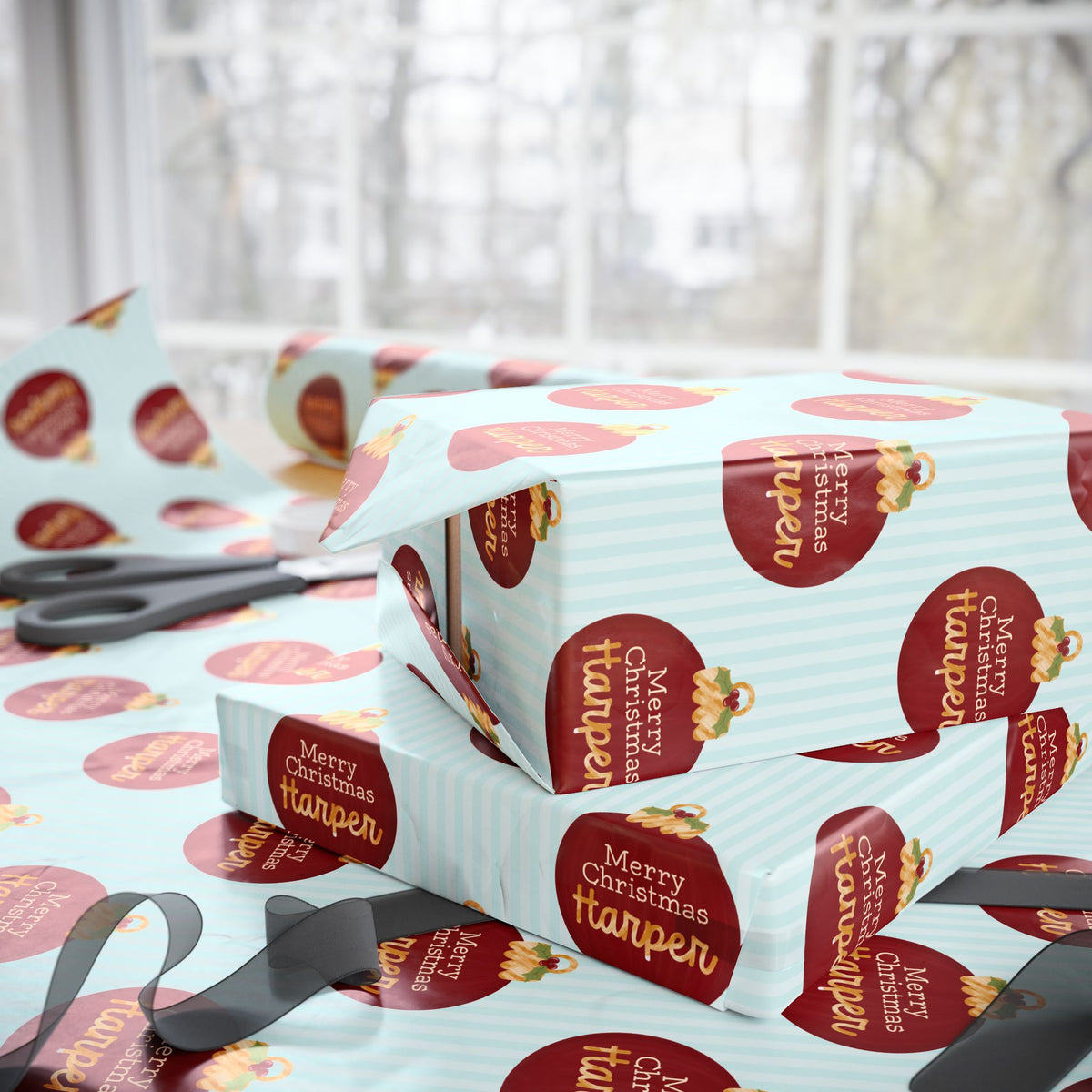 Personalized Christmas Gift Wrap