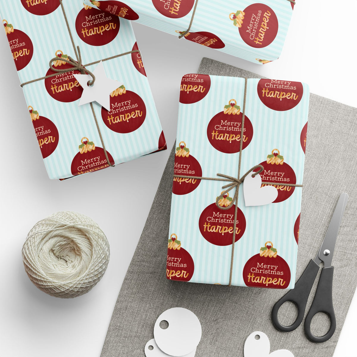 Personalized Christmas Gift Wrap