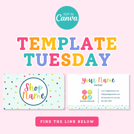 Template Tuesday - Business Card