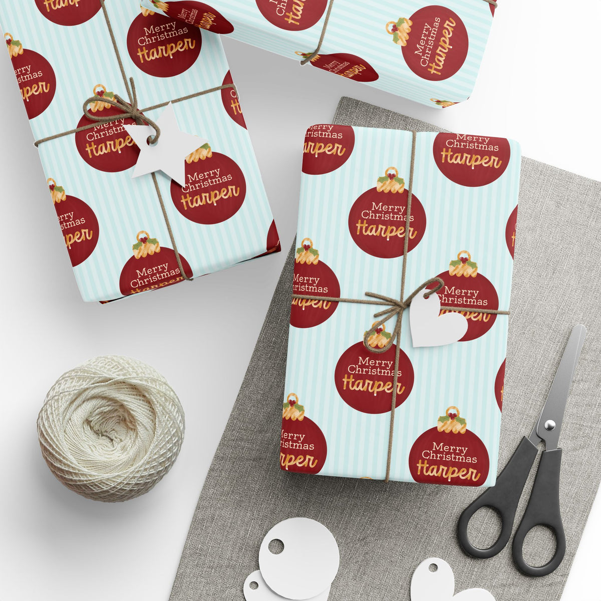 Personalized Christmas Gift Wrap