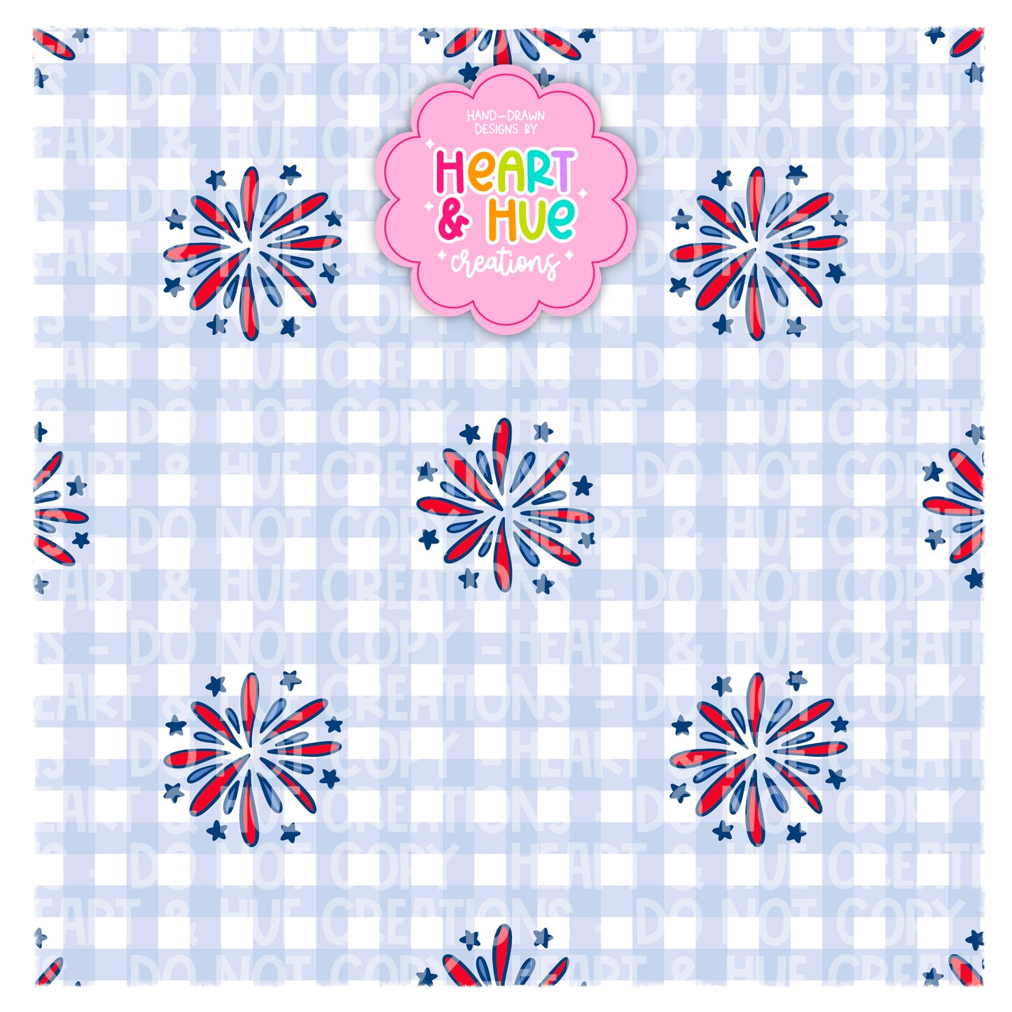FOJ Simple Fireworks - Seamless
