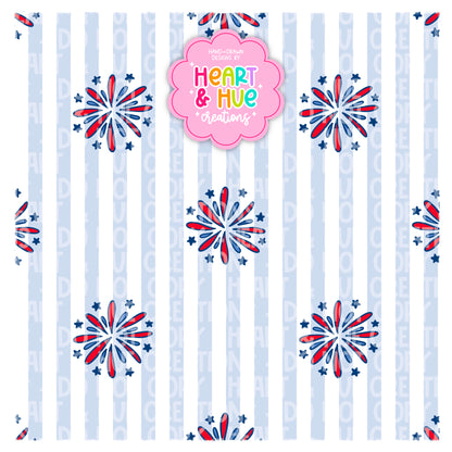 FOJ Simple Fireworks - Seamless