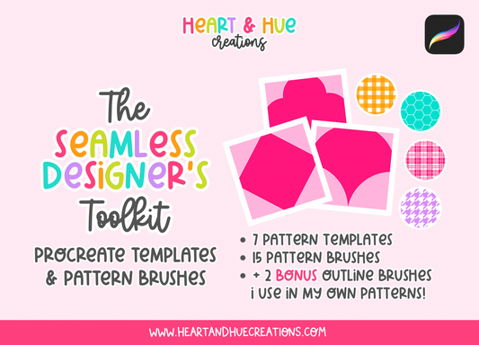 Procreate Seamless Designer’s Toolkit - Templates & Brushes