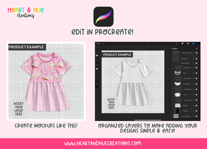 Procreate Mockup - Tshirt