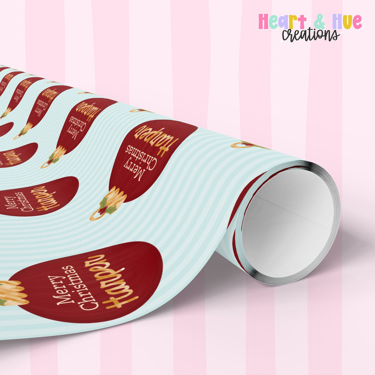 Personalized Christmas Gift Wrap
