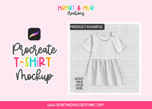 Procreate Mockup - Tshirt