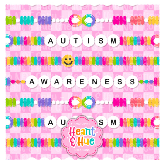 Autism Awareness Bracelets (Pink)