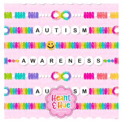 Autism Awareness Bracelets (Pink)