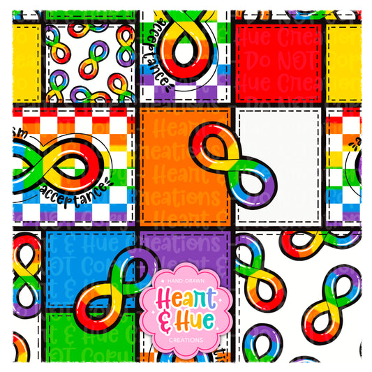Autism Acceptance Bundle - Seamless Files + PNGs