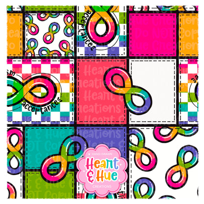 Autism Acceptance Bundle - Seamless Files + PNGs