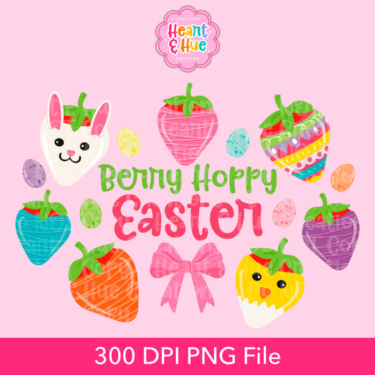 Easter Strawberries PNG