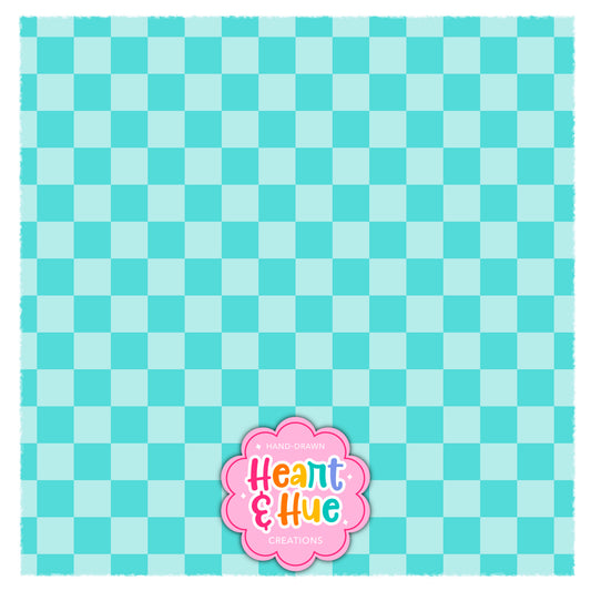 Blue Checkerboard Seamless