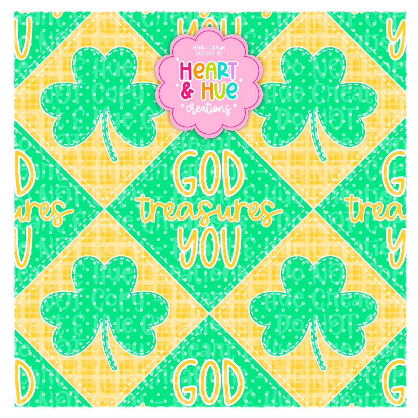 God Treasures You - St.Patty Faith Based Collab with Clay Rose Designs