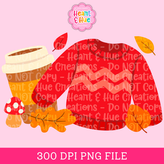 Fall Mushrooms PNG