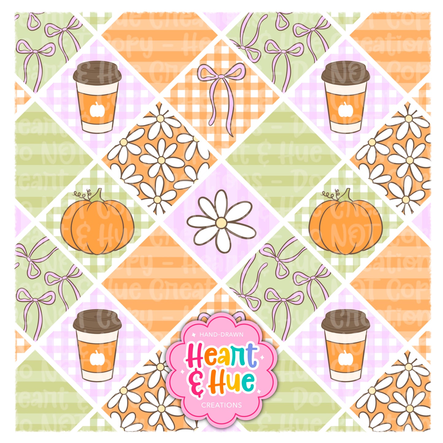 Girly Fall Quilt Seamless