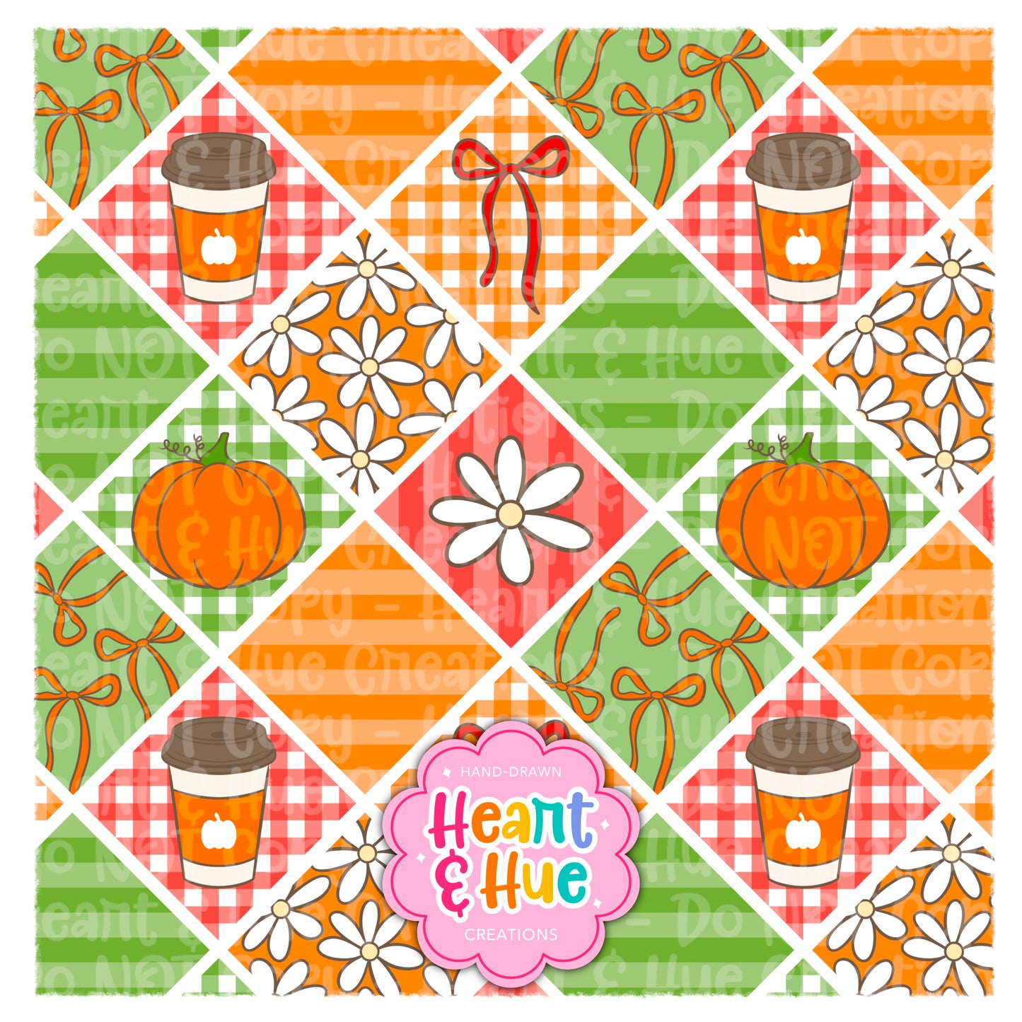 Girly Fall Quilt Seamless