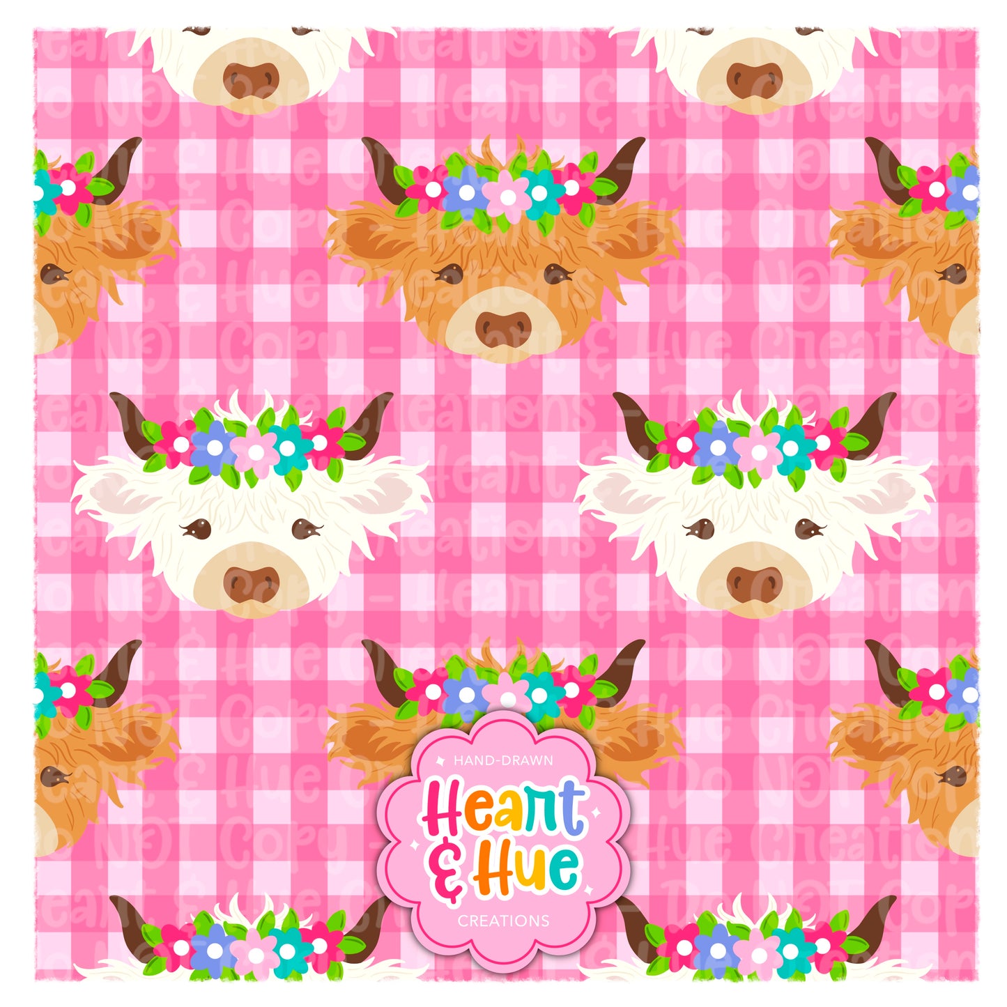 Highland Cows Seamless