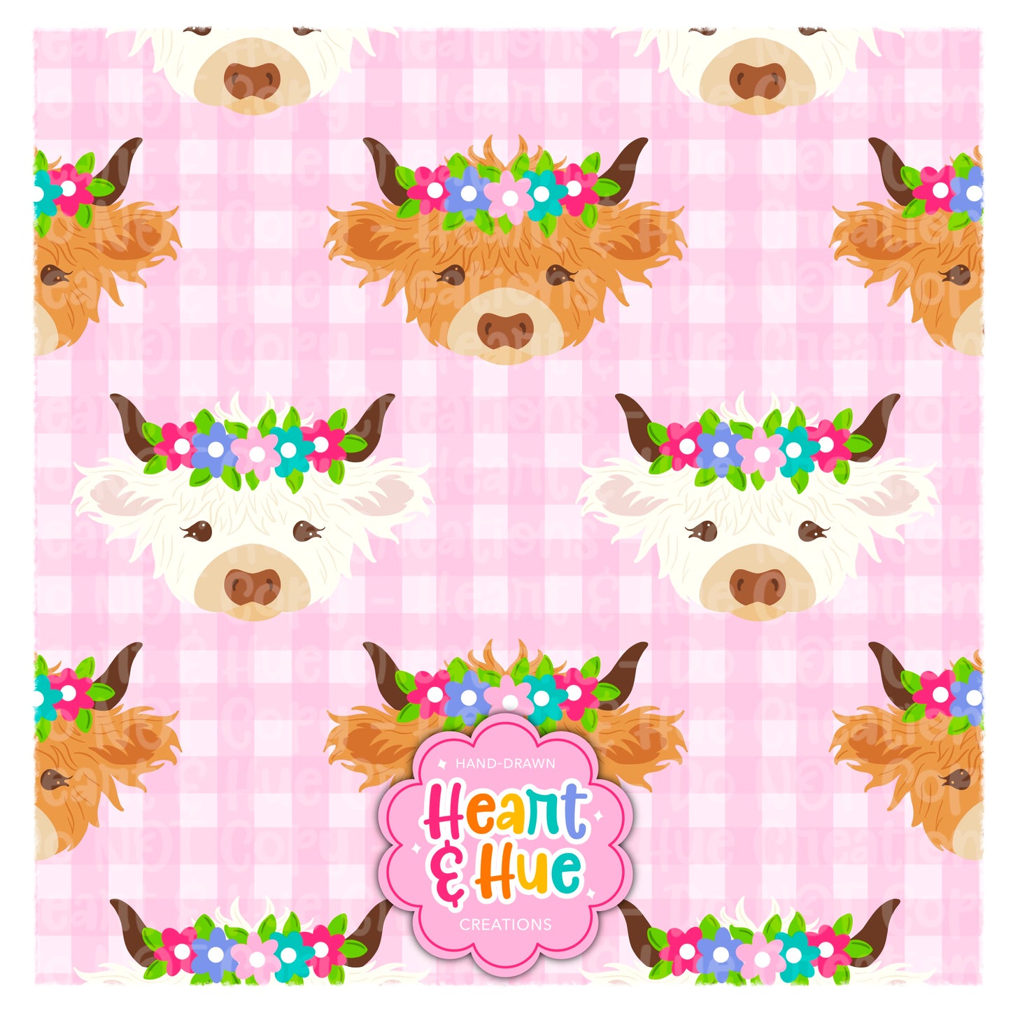 Highland Cows Seamless