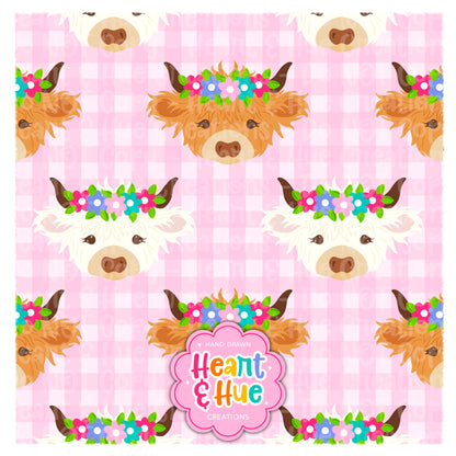 Highland Cows Seamless