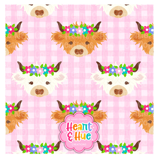 Highland Cows Seamless