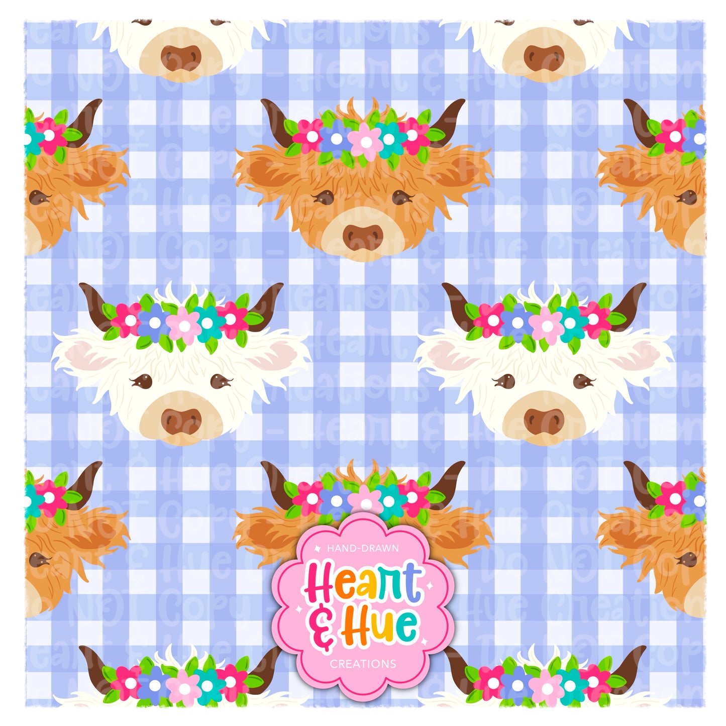 Highland Cows Seamless