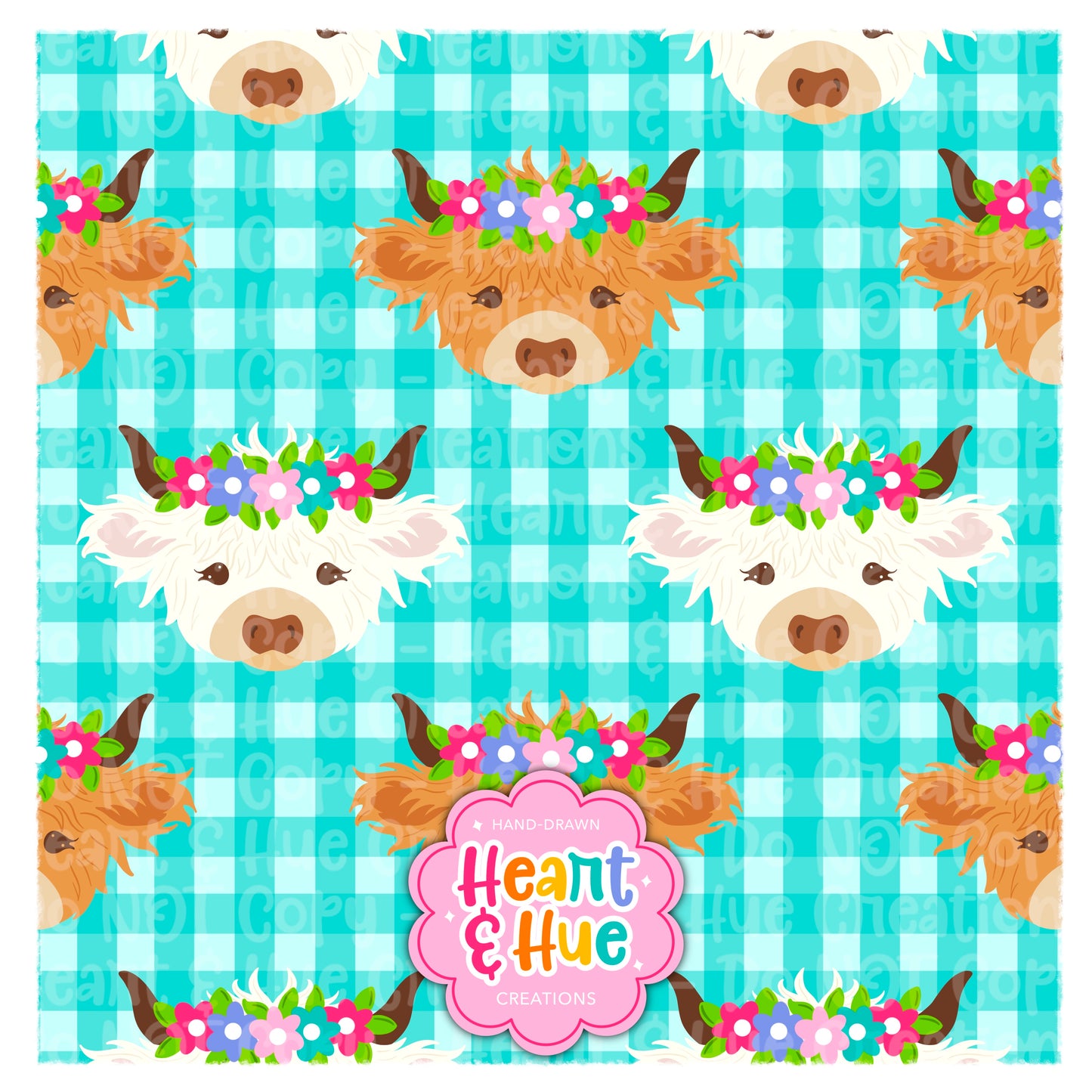 Highland Cows Seamless