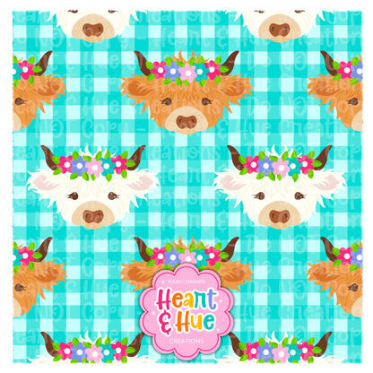 Highland Cows Seamless